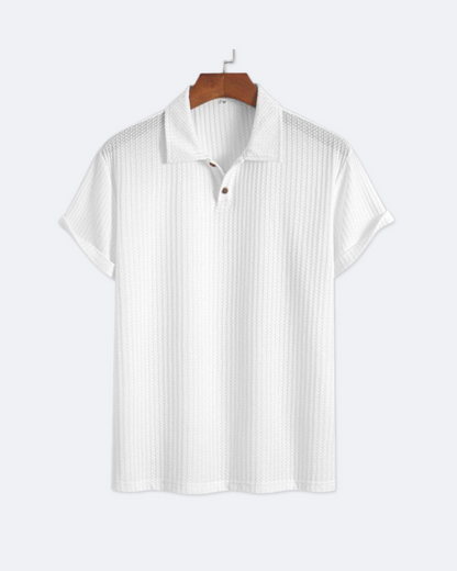 Andrea Jacquard Knit Polo